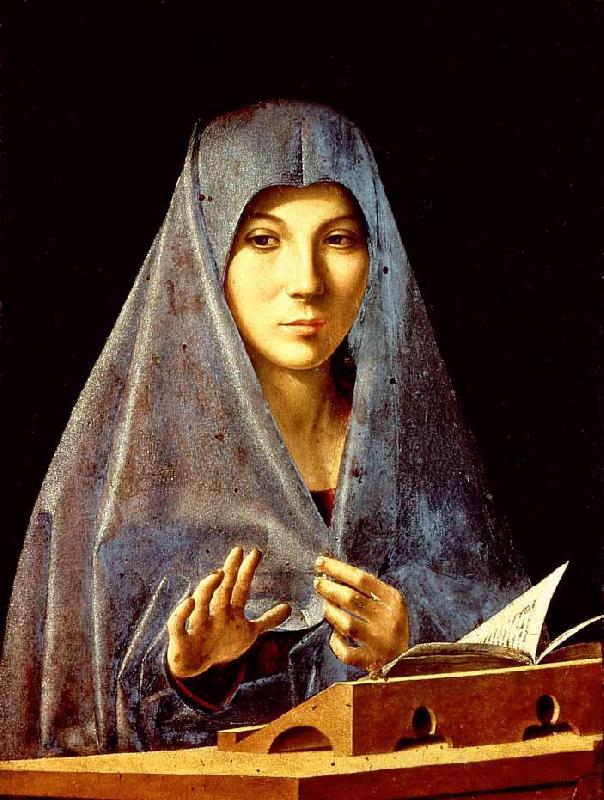 Antonello da Messina Virgin Annunciate hhh Sweden oil painting art